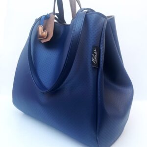 Magic Ring Blue dots oval handbag & tote